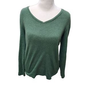 Womens Talbots Long Sleeve Top With V Neck Size Small